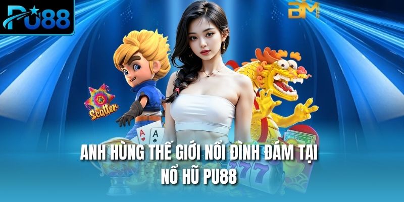 Anh Hùng Thế Giới nổi đình đám tại nổ hũ PU88